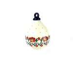 185 Bunzlau Kerstbal Druppel vorm 1973X Diversen